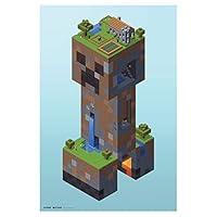 Algopix Similar Product 5 - JINX Minecraft Creeper Village Wall