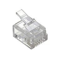 Algopix Similar Product 2 - Cmple  RJ11 Modular Plugs 6P4C for