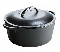 Algopix Similar Product 3 - Lodge L8DOL3 Cast Iron Dutch Oven with