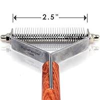 Algopix Similar Product 4 - PawsPamper Extra Wide Undercoat Rake