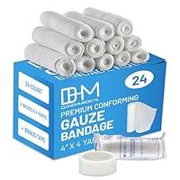 Algopix Similar Product 10 - DH Medical Pack of 24 Gauze Bandage