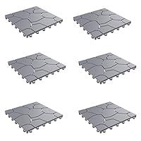 Algopix Similar Product 12 - Pure Garden Deck Tiles  Set of 6