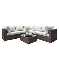Algopix Similar Product 6 - Supernova Outdoor Patio 6pc Sectional