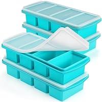 Algopix Similar Product 14 - Silicone Freezer Tray with Lid  1 Cup