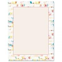 Algopix Similar Product 1 - Triangle Rainbow Letter Papers25