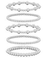 Algopix Similar Product 10 - doubgood Silver Bracelets for Women