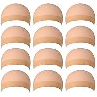 Algopix Similar Product 16 - eBoot 12 Pack Nylon Wig Caps for Women