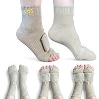 Algopix Similar Product 4 - Perlyna Variety Toe Alignment Socks