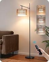 Algopix Similar Product 1 - EDISHINE Arc Dimmable Floor Lamp with