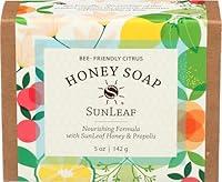 Algopix Similar Product 3 - SUNLEAF NATURALS Citrus Honey Soap, 5 OZ