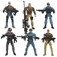 Algopix Similar Product 7 - Soldier Figures6 Pieces Collectible