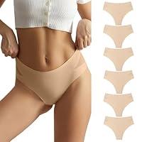 Algopix Similar Product 2 - Seamless Bikini Underwear for Women No