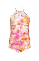 Algopix Similar Product 13 - Hobie Girls Strappy High Neck Tankini