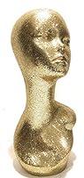 Algopix Similar Product 15 - Gold Mannequin Head