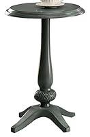 Algopix Similar Product 4 - Benjara, Teal Benzara Round Accent Table
