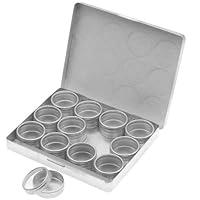 Algopix Similar Product 11 - Aluminum Bead Storage Box with 12 Snap
