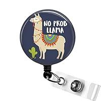 Algopix Similar Product 9 - No Prob Llama Retractable Name Badge