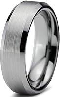 Algopix Similar Product 19 - Tungsten Wedding Band Ring FREE Custom