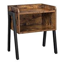 Algopix Similar Product 2 - VASAGLE ALINRU Nightstand Stackable