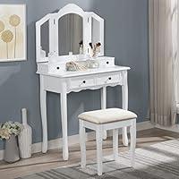 Algopix Similar Product 3 - Roundhill Furniture Sanlo Wooden Vanity