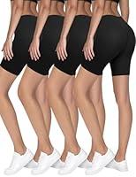 Algopix Similar Product 13 - ZENUTA 4 Pack Biker Shorts Women