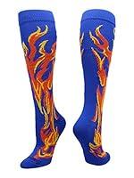 Algopix Similar Product 8 - MadSportsStuff Flame Socks Athletic