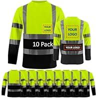 Algopix Similar Product 3 - BeautyWill High Visibility Shirts Long