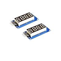 Algopix Similar Product 16 - ARCELI 2pcs 4 Bits Digital Tube LED
