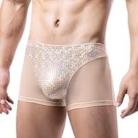 Algopix Similar Product 12 - Men Sexy Mesh Underwear Low Rise See