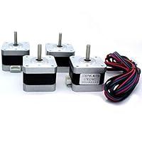Algopix Similar Product 5 - Pack of 4pcs NEMA17 Stepper Motor