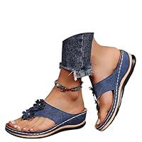 Algopix Similar Product 5 - KAPRIOY Wedge Sandals for Women Yoga