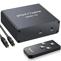 Algopix Similar Product 12 - eSynic 1X3 SPDIF Toslink Optical