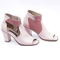 Algopix Similar Product 12 - Graven Pink Genuine Leather Heeled