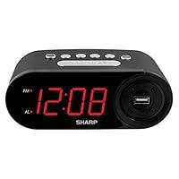 Algopix Similar Product 11 - SHARP Digital Easy to Read Alarm Clock