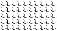 Algopix Similar Product 2 - Plastic L Style Peg Board Hook Kit 