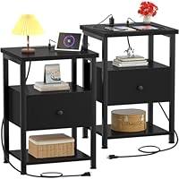 Algopix Similar Product 4 - Ecoprsio Nightstand Set of 2 with