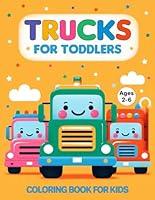 Algopix Similar Product 8 - Trucks for Toddlers Coloring Books for