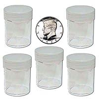 Algopix Similar Product 10 - Coin Tubes 5 BCW Brand Round Clear
