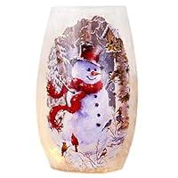 Algopix Similar Product 19 - Stony Creek 5 Tall Oval Lighted Glass