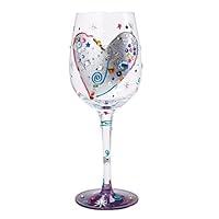 Algopix Similar Product 11 - Lolita Silver Lining Hand Painted Wine