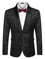Algopix Similar Product 18 - COOFANDY Mens Floral Tuxedo Jacket
