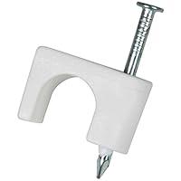 Algopix Similar Product 5 - QualGear 6mm Cable Clips White 100