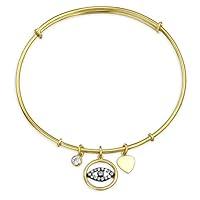 Algopix Similar Product 17 - Dangle Expandable CZ Accent Multi Charm