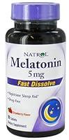 Algopix Similar Product 9 - Natrol Fast Dissolve Melatonin 5 mg
