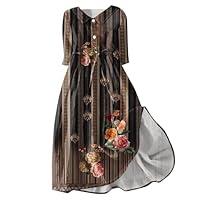 Algopix Similar Product 10 - Womens Summer Dresses Floral ALine