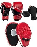 Algopix Similar Product 8 - 3in1 Boxing Gloves and Punching Mitts