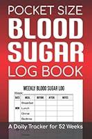 Algopix Similar Product 17 - Pocket Size Blood Sugar Log Book A