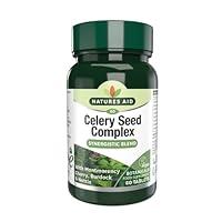 Algopix Similar Product 14 - Natures Aid Celery Seed Complex with