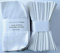 Algopix Similar Product 15 - Cloth Baby Wipes Set of 3 Dozen Wipes