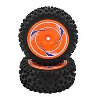 Algopix Similar Product 3 - SUNFECILI 2Pcs RC Car Rear Tyres for